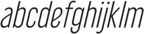 Libel Suit Light Italic otf (300) Font LOWERCASE