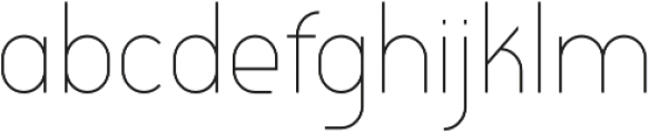 Liberal Condensed Ultralight otf (300) Font LOWERCASE