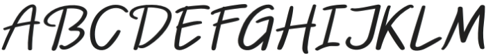 Liberation Regular otf (400) Font UPPERCASE