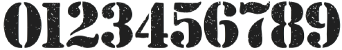 Liberty Stencil Grunge otf (400) Font OTHER CHARS