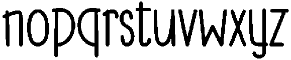 Library Regular otf (400) Font LOWERCASE