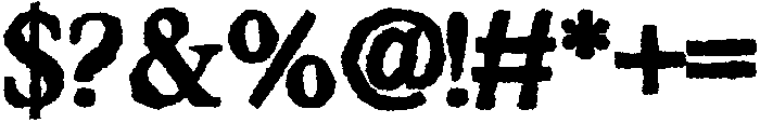 Library Regular otf (400) Font OTHER CHARS