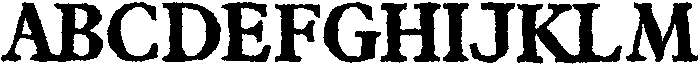 Library Regular otf (400) Font UPPERCASE