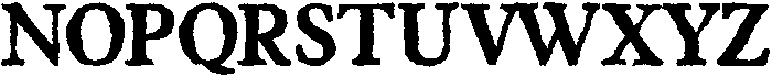 Library Regular otf (400) Font UPPERCASE