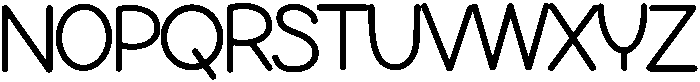 Library Regular otf (400) Font UPPERCASE