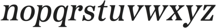 Libreville Italic otf (400) Font LOWERCASE