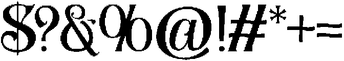 Libston Regular otf (400) Font OTHER CHARS
