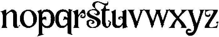Libston Regular otf (400) Font LOWERCASE