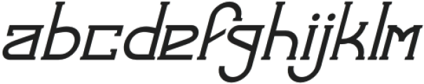 Lichfield Italic otf (400) Font LOWERCASE
