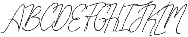 Licht Script Slant otf (400) Font UPPERCASE