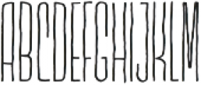 Lichtspielhaus Handmade Thin otf (100) Font LOWERCASE