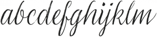 LiebeGerda Regular Italic otf (400) Font LOWERCASE