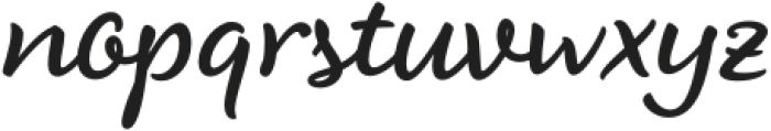 LiebeHeide Brush Medium otf (500) Font LOWERCASE