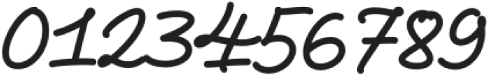LiebeHeide Fineliner Bold otf (700) Font OTHER CHARS