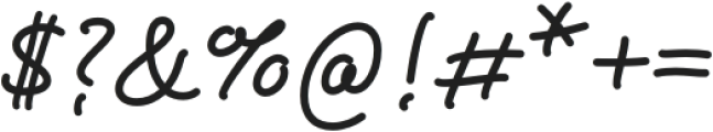 LiebeHeide Fineliner Bold otf (700) Font OTHER CHARS
