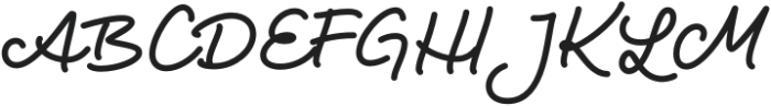 LiebeHeide Fineliner Bold otf (700) Font