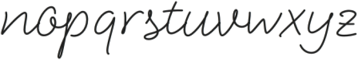LiebeHeide Fineliner Regular otf (400) Font LOWERCASE
