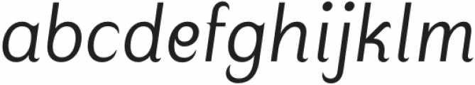 Liebelei Light Italic otf (300) Font LOWERCASE