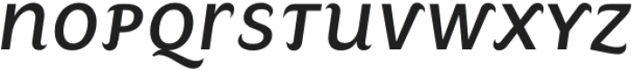 Liebelei-Unicase Italic otf (400) Font LOWERCASE