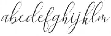 Lieselotte Script Regular otf (400) Font LOWERCASE
