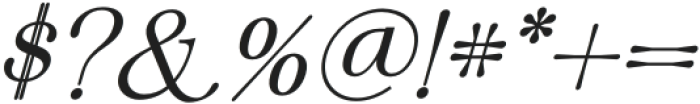 Life Italic otf (400) Font OTHER CHARS