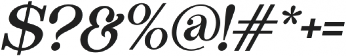 Liferdas Bold Italic Italic otf (700) Font OTHER CHARS