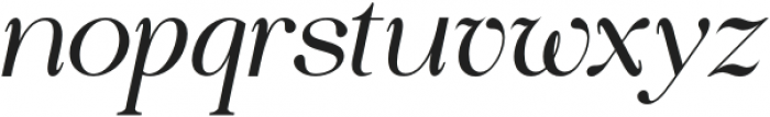 Liferdas Extra Light Italic Italic otf (200) Font LOWERCASE