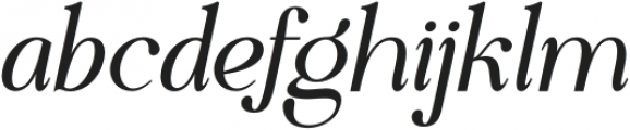 Liferdas Light Italic Italic otf (300) Font LOWERCASE