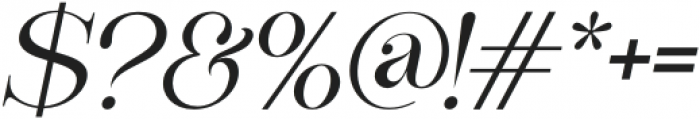 Liferdas Thin Italic Italic otf (100) Font OTHER CHARS