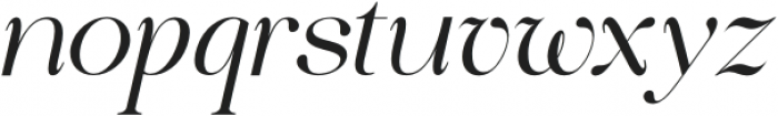 Liferdas Thin Italic Italic otf (100) Font LOWERCASE