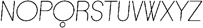 Light Italic otf (300) Font UPPERCASE