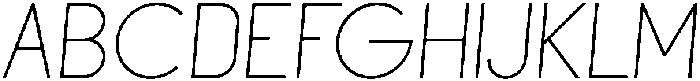 Light Italic otf (300) Font UPPERCASE