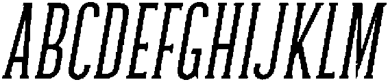 Light Italic otf (300) Font UPPERCASE