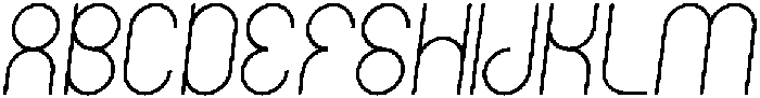 Light Italic otf (300) Font UPPERCASE