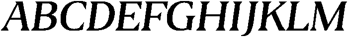 Light Italic otf (300) Font UPPERCASE