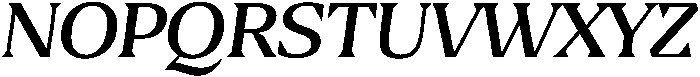 Light Italic otf (300) Font UPPERCASE