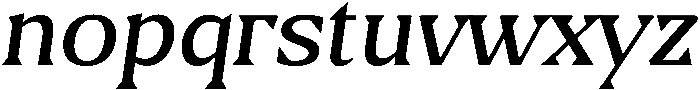 Light Italic otf (300) Font LOWERCASE
