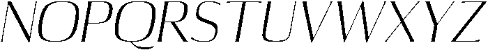 Light Italic otf (300) Font UPPERCASE