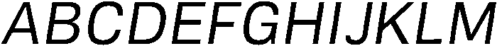 Light Italic otf (300) Font UPPERCASE