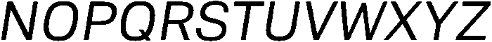 Light Italic otf (300) Font UPPERCASE