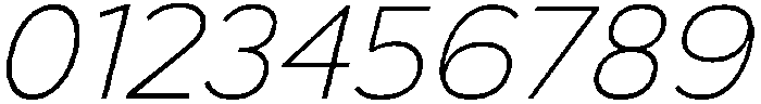 Light Italic otf (300) Font OTHER CHARS