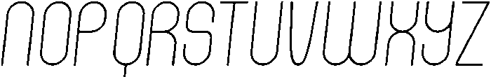 Light Italic otf (300) Font UPPERCASE