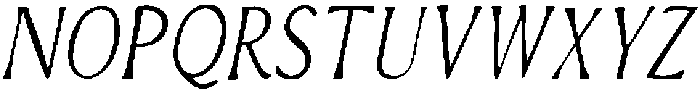 Light Italic otf (300) Font LOWERCASE