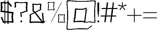 Light otf (300) Font OTHER CHARS