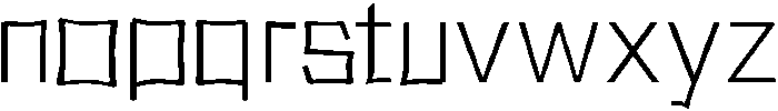 Light otf (300) Font LOWERCASE