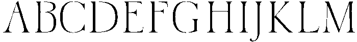 Light otf (300) Font UPPERCASE