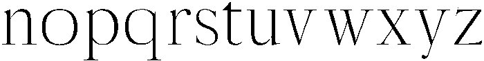 Light otf (300) Font LOWERCASE