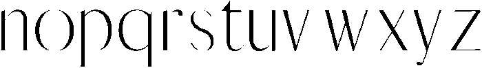 Light otf (300) Font LOWERCASE