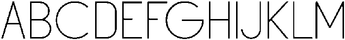 Light otf (300) Font UPPERCASE