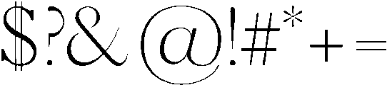 Light otf (300) Font OTHER CHARS